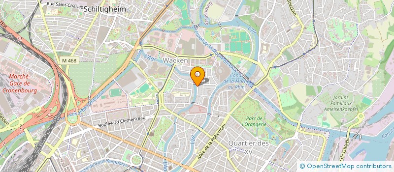 localisation de l'entreprise MADAME GENEVIEVE RISCH  STRASBOURG