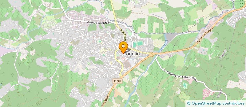 localisation de l'entreprise MADAME GENEVIEVE ROASIO  COGOLIN