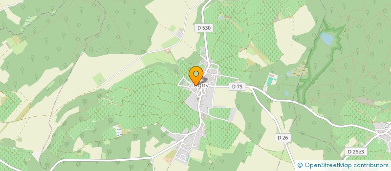 localisation de l'entreprise MADAME GENEVIEVE ROGE  TRIGNY