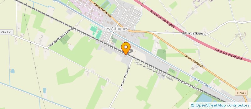 localisation de l'entreprise MADAME GENEVIEVE ROGUET  LES ATTAQUES