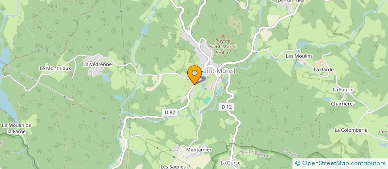 localisation de l'entreprise MADAME GENEVIEVE ROLANDE AVELINE  SAINT-MOREIL