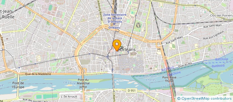 localisation de l'entreprise MADAME GENEVIEVE ROLLAND  ORLEANS