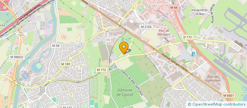 localisation de l'entreprise MADAME GENEVIEVE ROMAN à LATTES