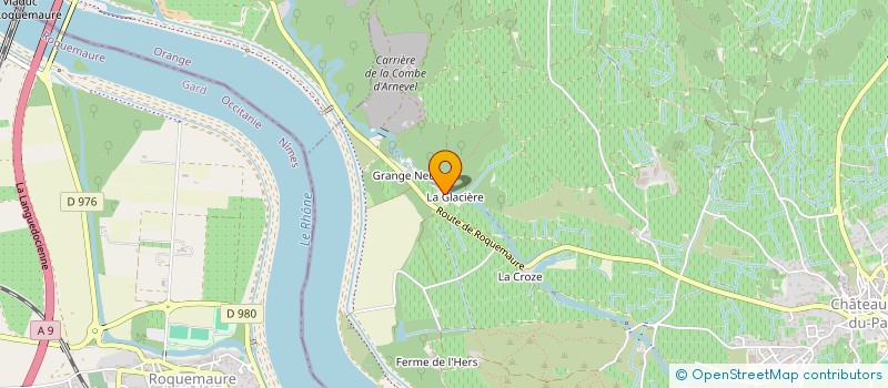 localisation de l'entreprise MADAME GENEVIEVE ROUBAUD  CHATEAUNEUF-DU-PAPE