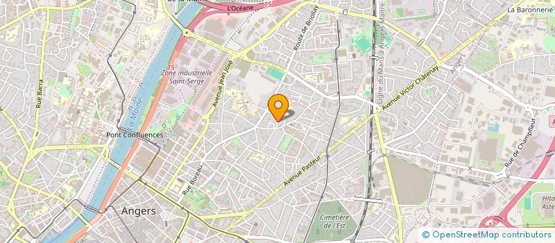 localisation de l'entreprise MADAME GENEVIEVE ROUGIER  ANGERS
