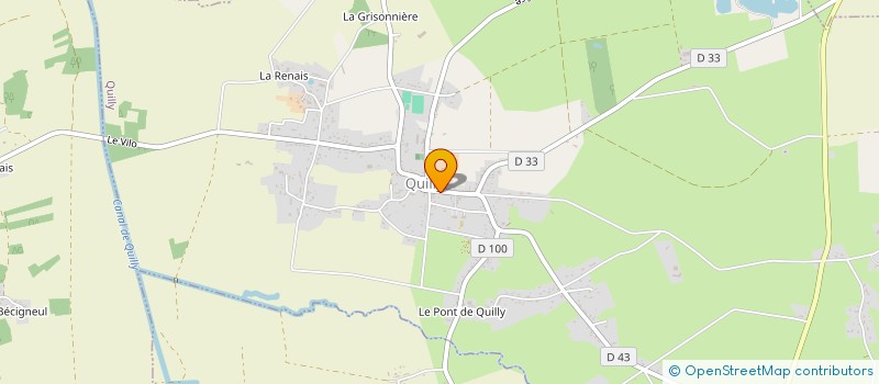 localisation de l'entreprise MADAME GENEVIEVE ROUSSEAU à QUILLY