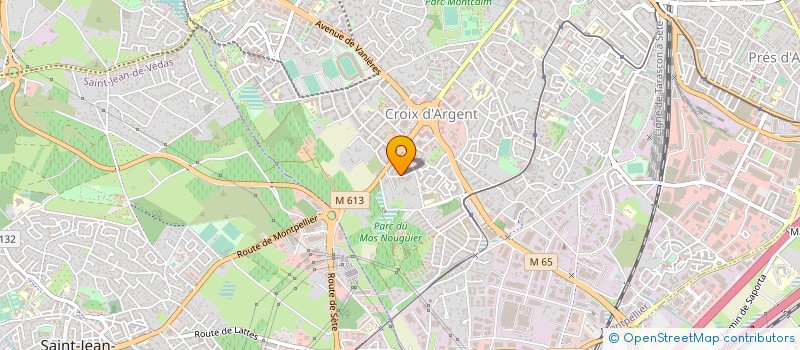 localisation de l'entreprise MADAME GENEVIEVE ROUSSET à MONTPELLIER
