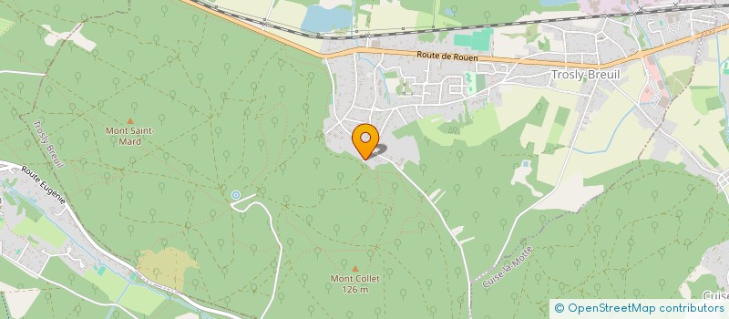 localisation de l'entreprise MADAME GENEVIEVE ROYER  TROSLY-BREUIL