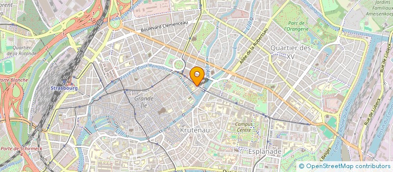 localisation de l'entreprise MADAME GENEVIEVE RUDLOFF à STRASBOURG