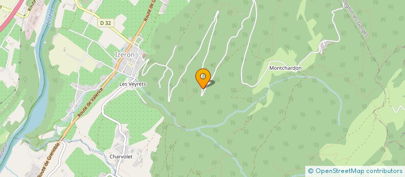 localisation de l'entreprise MADAME GENEVIEVE SAILLIART  IZERON