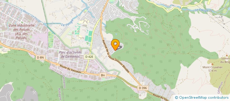 localisation de l'entreprise MADAME GENEVIEVE SAINTOT  GEMENOS