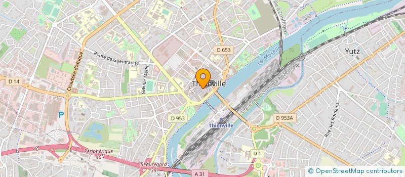 localisation de l'entreprise MADAME GENEVIEVE SCHERRER à THIONVILLE