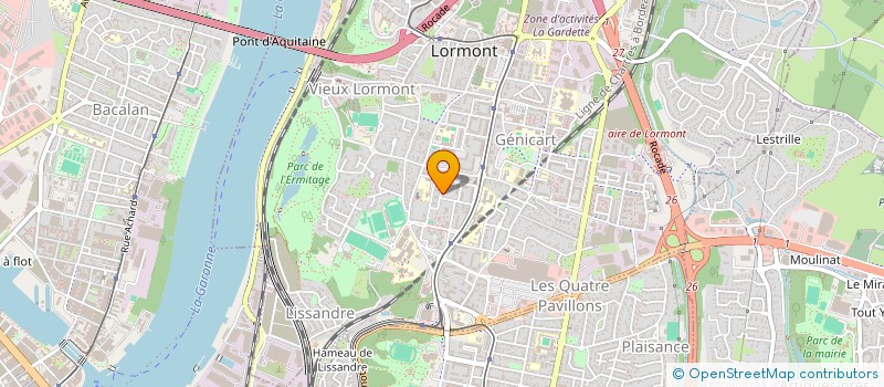 localisation de l'entreprise MADAME GENEVIEVE SCHOCH à LORMONT