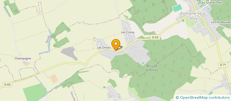 localisation de l'entreprise MADAME GENEVIEVE SCHWARTZ  FONTAINE-SOUS-JOUY