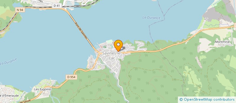 localisation de l'entreprise MADAME GENEVIEVE SEGUI  SAVINES-LE-LAC