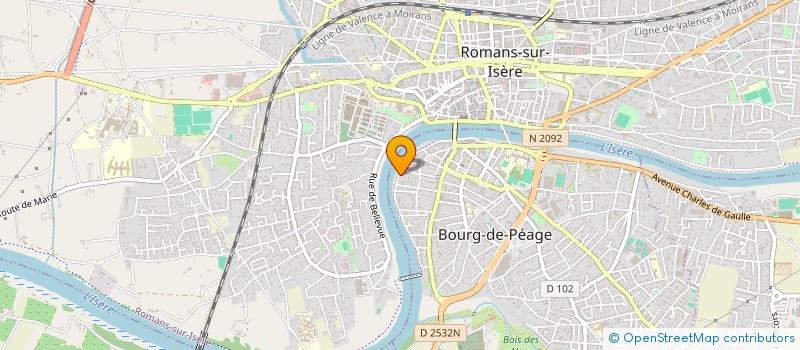 localisation de l'entreprise MADAME GENEVIEVE SEGURA à BOURG-DE-PEAGE