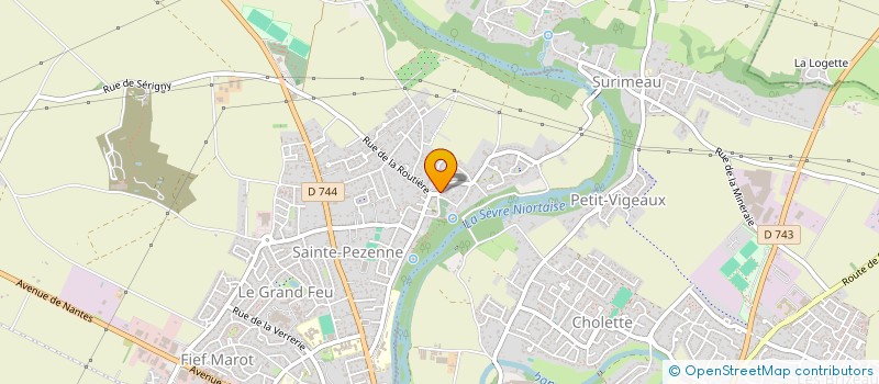 localisation de l'entreprise MADAME GENEVIEVE SENE  NIORT