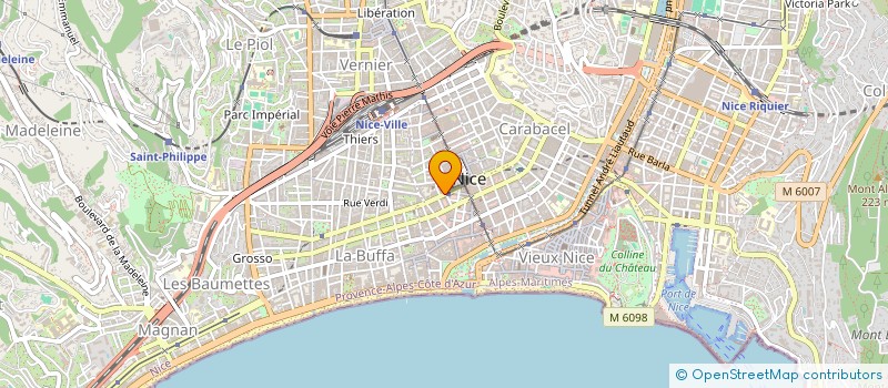 localisation de l'entreprise MADAME GENEVIEVE SENNES à NICE