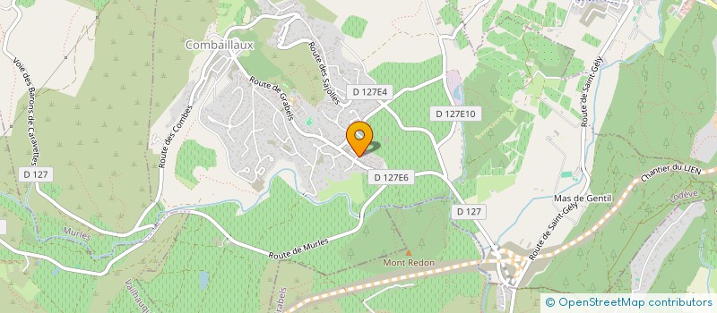 localisation de l'entreprise MADAME GENEVIEVE SERNA  COMBAILLAUX