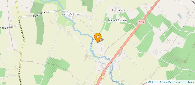 localisation de l'entreprise MADAME GENEVIEVE SLOUS à CHALLIGNAC