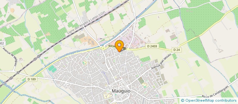 localisation de l'entreprise MADAME GENEVIEVE SOULIE  MAUGUIO
