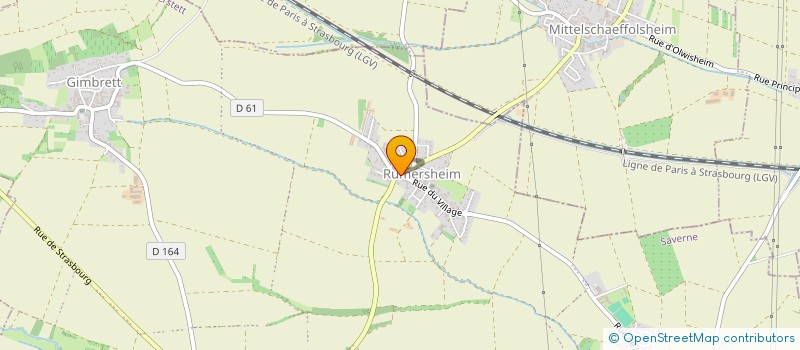 localisation de l'entreprise MADAME GENEVIEVE STOEHR  STUTZHEIM-OFFENHEIM