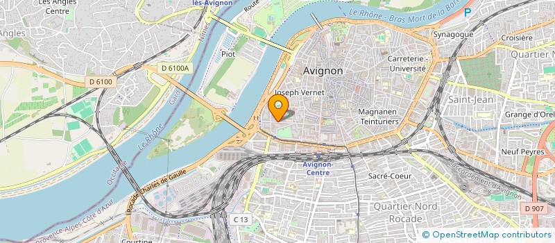 localisation de l'entreprise MADAME GENEVIEVE TARTANSON  AVIGNON