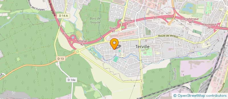 localisation de l'entreprise MADAME GENEVIEVE THEOBALD à TERVILLE