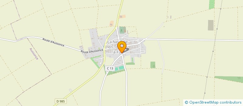 localisation de l'entreprise MADAME GENEVIEVE THOMAS  HAUVINE