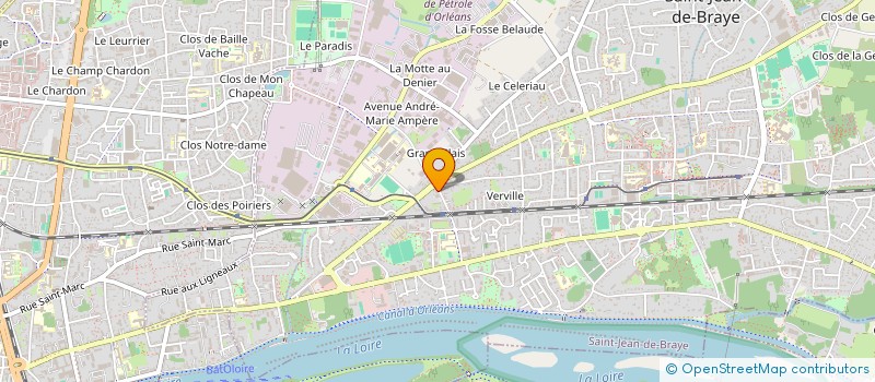 localisation de l'entreprise MADAME GENEVIEVE THOREAU à SAINT-JEAN-DE-BRAYE