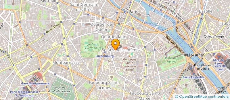 localisation de l'entreprise MADAME GENEVIEVE THUBERT  PARIS