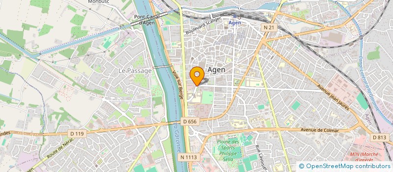 localisation de l'entreprise MADAME GENEVIEVE TIXADOR à AGEN