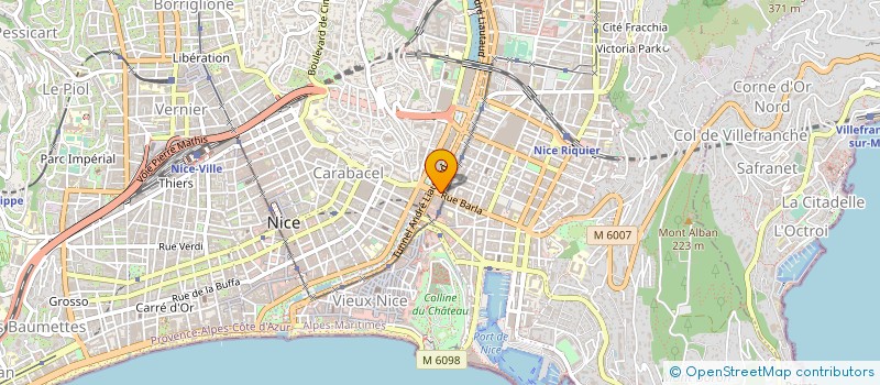 localisation de l'entreprise MADAME GENEVIEVE TRAMINI à NICE