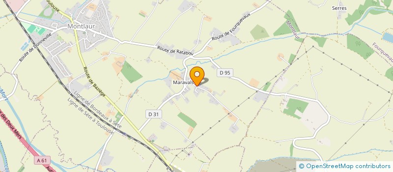 localisation de l'entreprise MADAME GENEVIEVE TREMENBERT  MONTLAUR