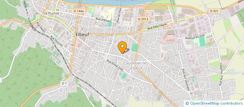 localisation de l'entreprise MADAME GENEVIEVE TRICOT  CAUDEBEC-LES-ELBEUF