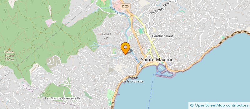 localisation de l'entreprise MADAME GENEVIEVE VALLET à SAINTE MAXIME