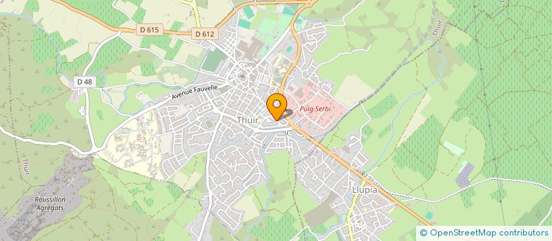 localisation de l'entreprise MADAME GENEVIEVE VALMORIN  THUIR