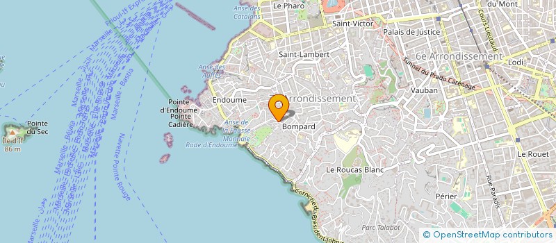 localisation de l'entreprise MADAME GENEVIEVE VAN GAVEN à MARSEILLE