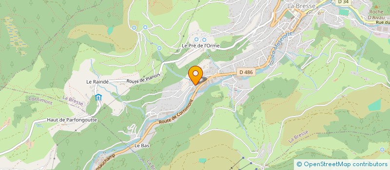 localisation de l'entreprise MADAME GENEVIEVE VAXELAIRE  LA BRESSE