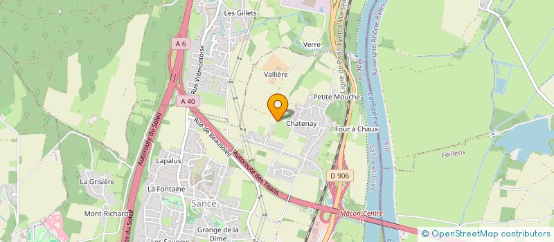 localisation de l'entreprise MADAME GENEVIEVE VEILLEROT à SANCE