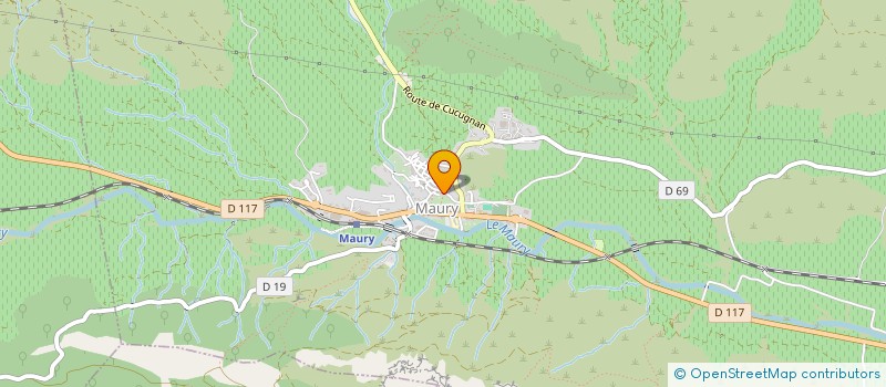 localisation de l'entreprise MADAME GENEVIEVE VIDAL  MAURY