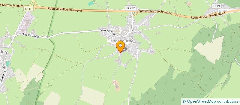 localisation de l'entreprise MADAME GENEVIEVE VIVOT-GREMAUD  FLANGEBOUCHE