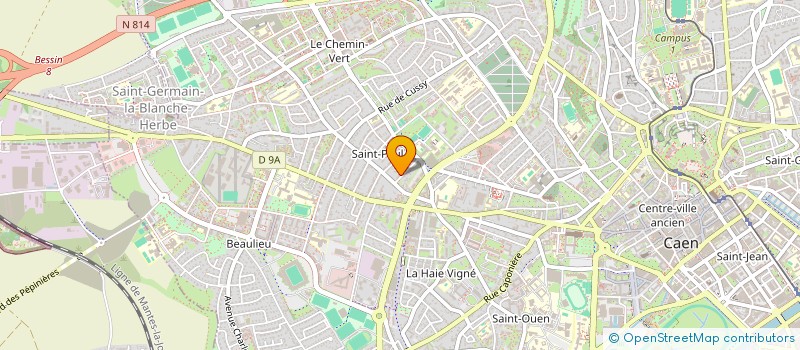 localisation de l'entreprise MADAME GENEVIEVE VOISIN à CAEN