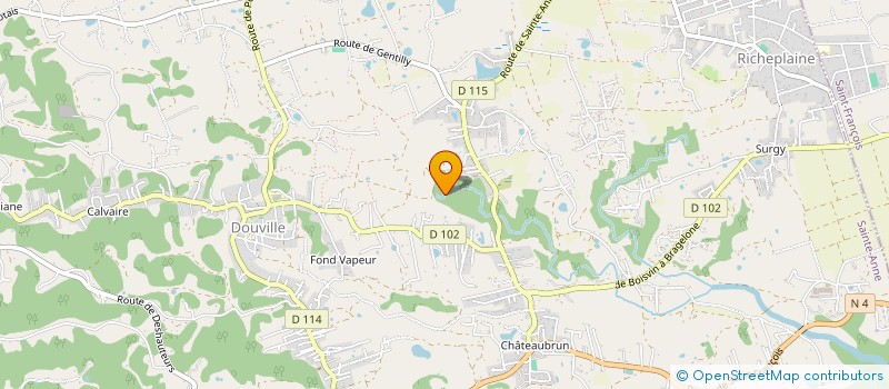 localisation de l'entreprise MADAME GENEVIEVE VOLBERG  SAINTE-ANNE