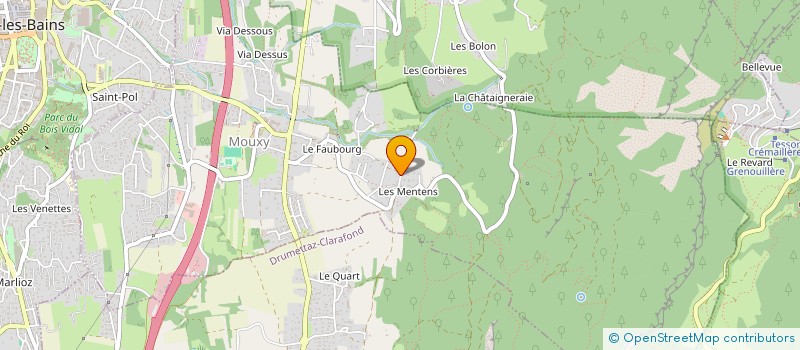 localisation de l'entreprise MADAME GENEVIEVE WAGNER à GRESY-SUR-AIX