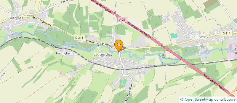 localisation de l'entreprise MADAME GENEVIEVE WAVRANT  ESQUERDES