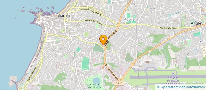 localisation de l'entreprise MADAME GENEVIEVE WAWRZYNIAK à BIARRITZ