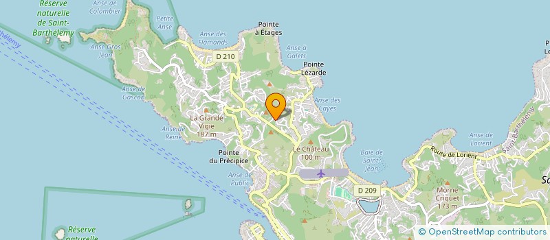 localisation de l'entreprise MADAME GENEVIEVE WERY  SAINT-BARTHELEMY