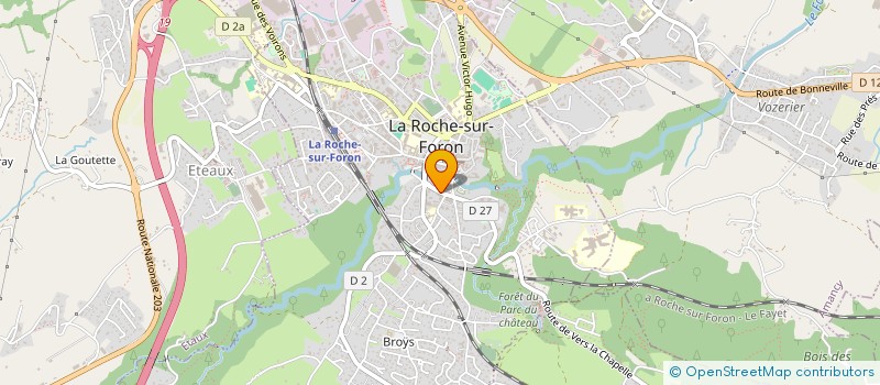 localisation de l'entreprise MADAME GENEVIEVE-YVONNE PERRAD  LA ROCHE-SUR-FORON