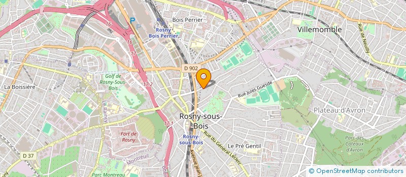localisation de l'entreprise MADAME GENEVIEVE ZIRNHELT à ROSNY-SOUS-BOIS